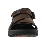 Drew Wander Men's Adjustable Sandal In Brown Combo - TLW Shoes