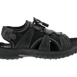 Drew Waves Men's Adjustable Heel Strap Sandal In Black Combo - TLW Shoes