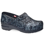 Sanita Boteh Womens Clog In Blue Paisley - TLW Shoes