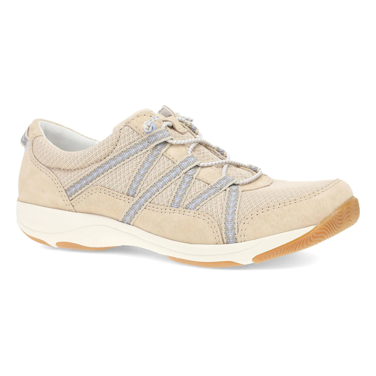 Dansko Harlyn Women's Laceup In Sand Suede - TLW Shoes
