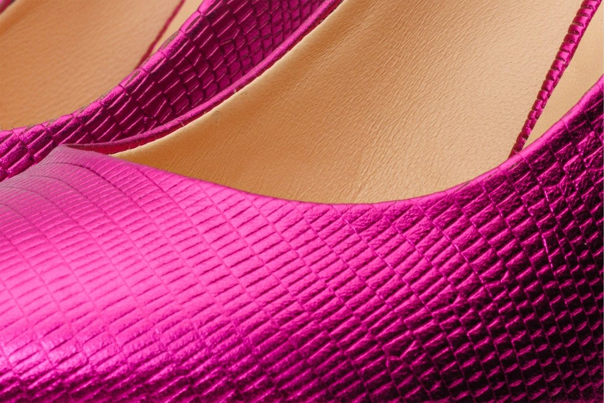 The Maple Fuchsia Leather Pump Fuchsia Sole Women Shoe - TLW Shoes