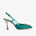 The Luna Turquoise Leather Slingback Women Sandal - TLW Shoes