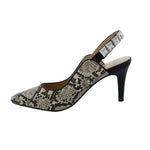 PENNY LOVES KENNY AUGHT WOMEN SLIP-ON SHOES IN NATURAL FAUX SNAKE - TLW Shoes