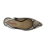 PENNY LOVES KENNY AUGHT WOMEN SLIP-ON SHOES IN NATURAL FAUX SNAKE - TLW Shoes