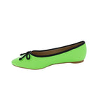 PENNY LOVES KENNY ATTACK WOMEN FLATS SLIP-ON SHOE IN GREEN NEON SYNTHETIC - TLW Shoes