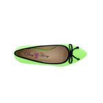 PENNY LOVES KENNY ATTACK WOMEN FLATS SLIP-ON SHOE IN GREEN NEON SYNTHETIC - TLW Shoes