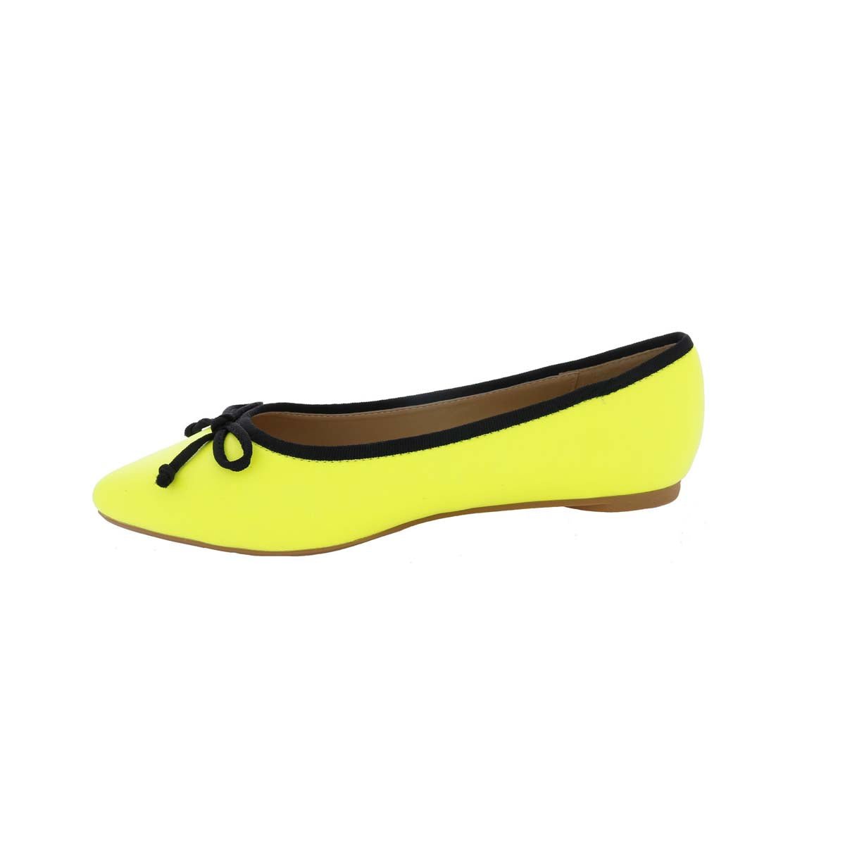 PENNY LOVES KENNY ATTACK WOMEN FLATS SLIP-ON SHOE IN YELLOW NEON SYNTHETIC - TLW Shoes