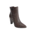 PENNY LOVES KENNY AVID WOMEN BOOTIE IN BROWN TUMBLED - TLW Shoes
