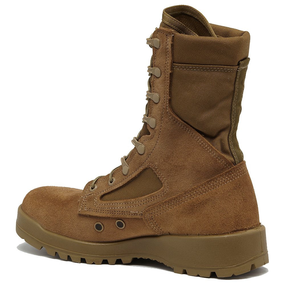 BELLEVILLE MEN'S 550 ST USMC HOT WEATHER STEEL SAFETY TOE BOOT IN COYOTE - TLW Shoes