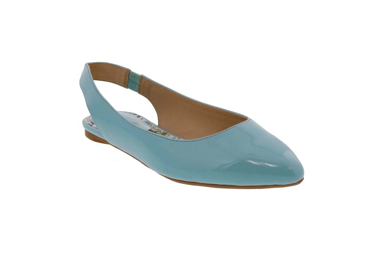 PENNY LOVES KENNY APPLE WOMEN BACKSTRAP SHOE IN BLUE PATENT - TLW Shoes