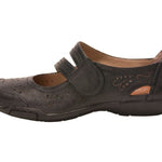 Ros Hommerson Chelsea Women's Mary Jane Flat In Black Leather - TLW Shoes