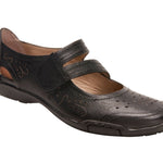 Ros Hommerson Chelsea Women's Mary Jane Flat In Black Leather - TLW Shoes