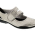 Ros Hommerson Chelsea Women's Mary Jane Flat In Silver Iridescent Leather - TLW Shoes