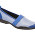 Ros Hommerson Carol Women's Slip - on In Blue White Stripe Print - TLW Shoes