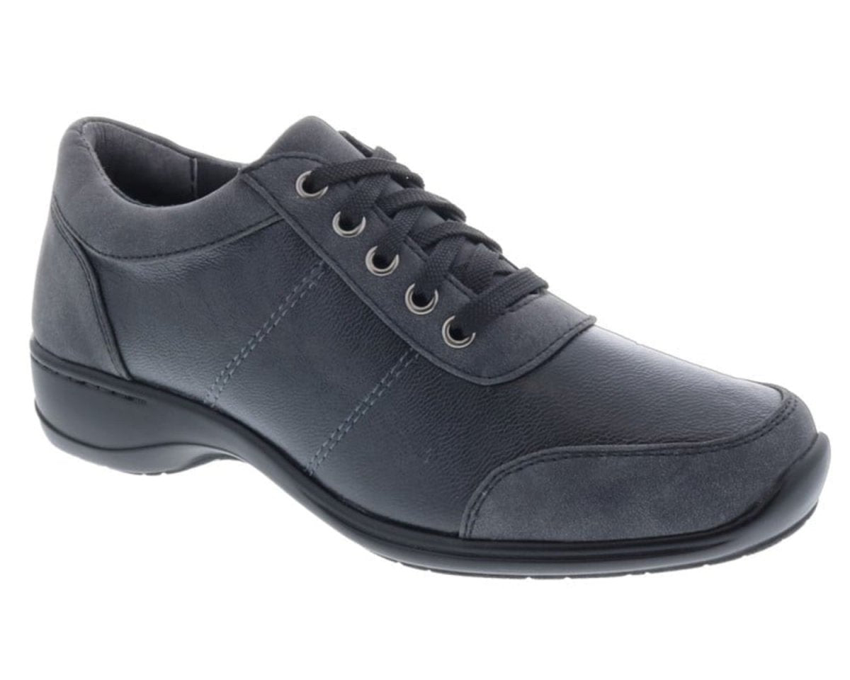 Ros Hommerson Stroll Along Women's Lace - up Casual Shoe In Black Leather - TLW Shoes