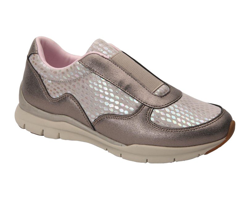 Ros Hommerson Women's Fanny Slip - On Sneaker In Pewter Combo - TLW Shoes