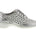 Ros Hommerson Sealed Women's Casual Shoe In White Silver Leather - TLW Shoes