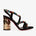 The Caris Black Block Heel Spike Leather Women Sandal Final Sale! - TLW Shoes