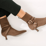 Alma Booties Brown - TLW Shoes