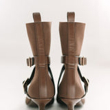 Alma Booties Brown - TLW Shoes