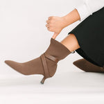 Alma Booties Brown - TLW Shoes