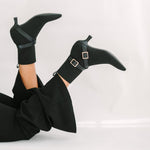 Alma Booties Black - TLW Shoes