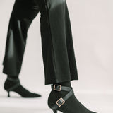 Alma Booties Black - TLW Shoes