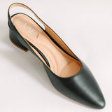 Evie Slingback Black - TLW Shoes