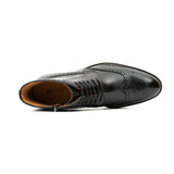 Black Martin boots outsole detail