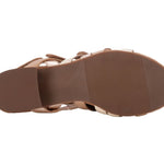 Ros Hommerson Breeze Women's Hook And Loop Closure Straps Sandal In Vanilla Leather - TLW Shoes