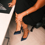Estelle Pumps Navy - TLW Shoes