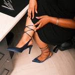 Estelle Pumps Navy - TLW Shoes