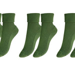 tittimitti® 100% Organic Combed Cotton Luxury Women's Socks 3 - Pack. Made in Italy. - TLW Shoes