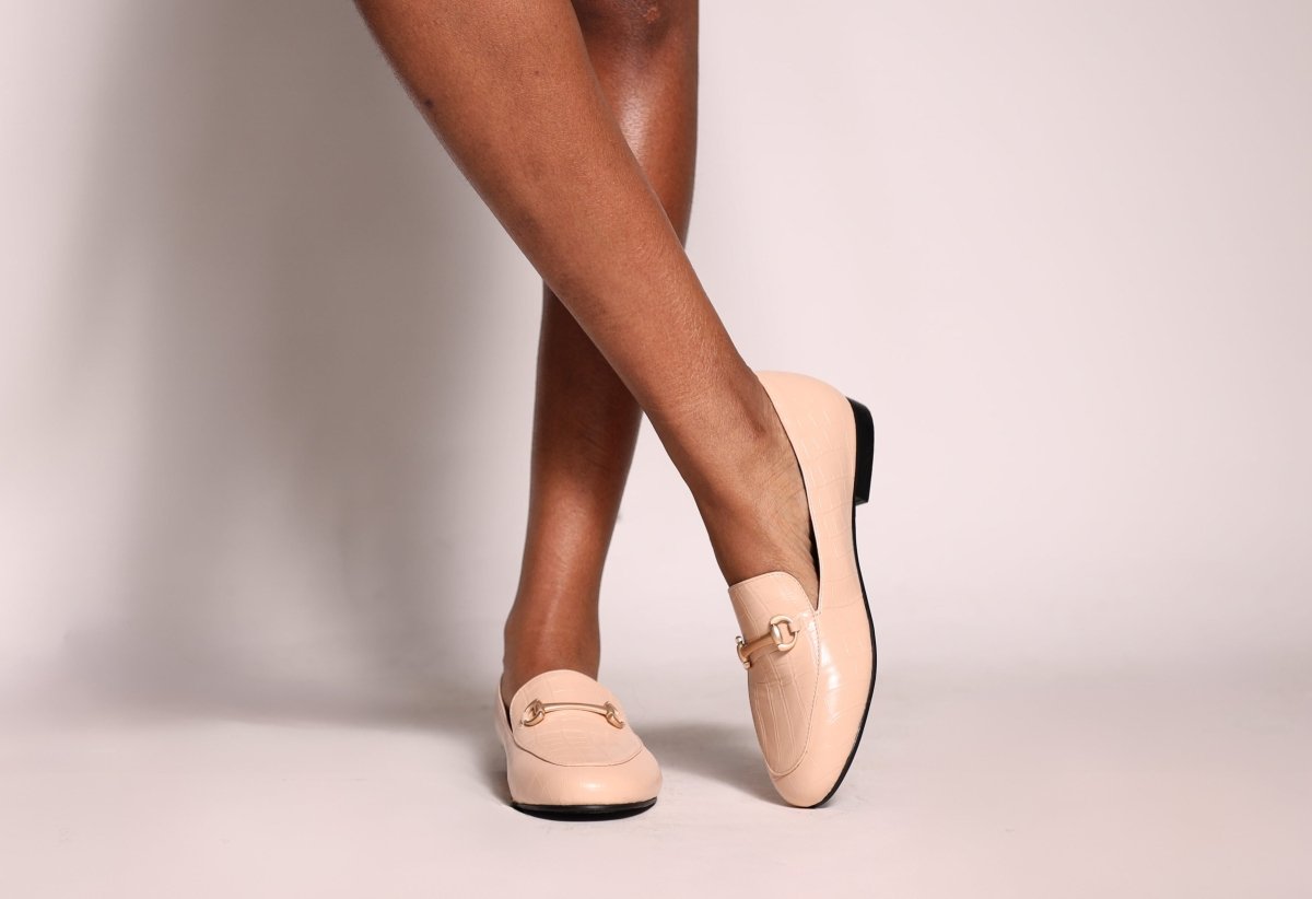 Reese Loafers Cream - TLW Shoes