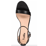 Zoe Sandals Black - TLW Shoes