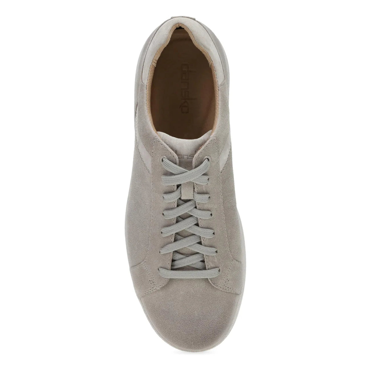 Dansko Trevor Men's Lace In Stone Burnished Suede Sneaker - TLW Shoes