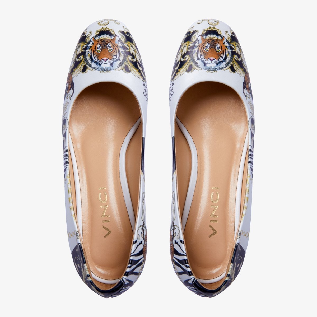 The Perugia White Leather Lower Heel Pump Women Shoe - TLW Shoes