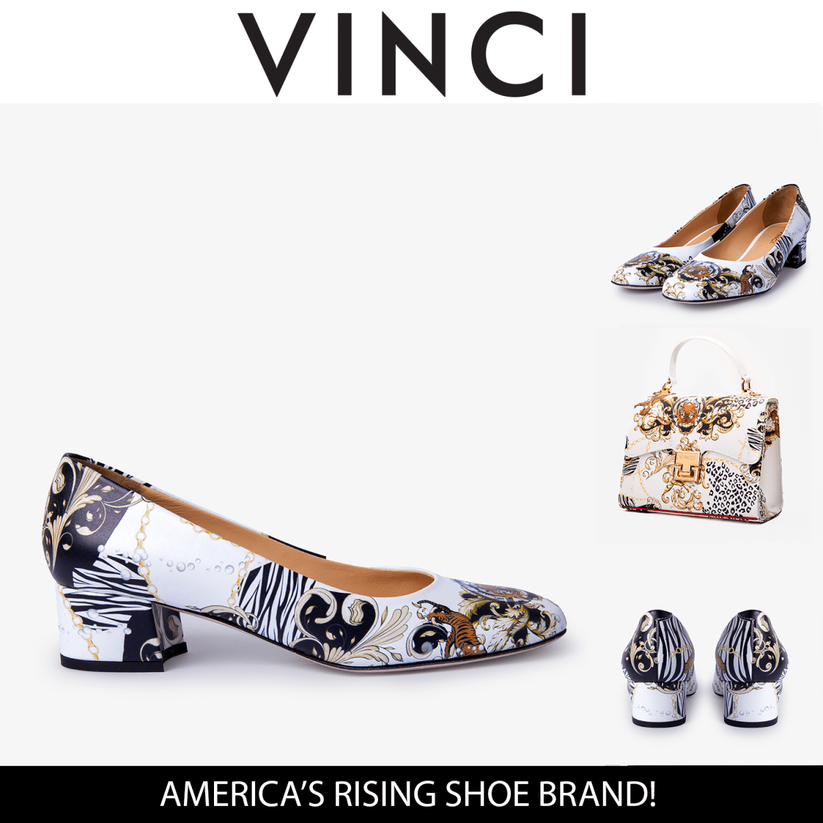 The Perugia White Leather Lower Heel Pump Women Shoe - TLW Shoes