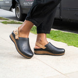 Dansko Merrin Women's Mule In Black Waxy Milled - TLW Shoes