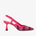 The Napoli Fuchsia Leather Slingback Women Sandal - TLW Shoes