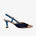The Bali Sax Blue Leather Slingback Women Sandal - TLW Shoes