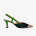 The Bali Green Leather Slingback Women Sandal - TLW Shoes