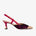 The Bali Fuchsia Leather Slingback Women Sandal - TLW Shoes