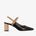 The Pompei Black Leather Slingback Women Sandal - TLW Shoes