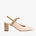 The Pompei Cream Leather Slingback Women Sandal - TLW Shoes