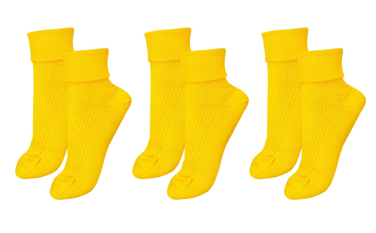 tittimitti® 100% Organic Combed Cotton Luxury Women's Socks 3 - Pack. Made in Italy. - TLW Shoes