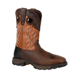 Durango Maverick Xp Men's Steel Toe Waterproof Western Work Boots Ddb0215 In Rugged Brown And Copper