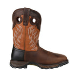 Durango Maverick Xp Men's Steel Toe Waterproof Western Work Boots Ddb0215 In Rugged Brown And Copper