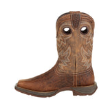 Durango Rebel Men's Western 11" Pull-on Work Boots Ddb0271 In Trail Brown