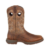 Durango Rebel Men's Western 11" Pull-on Work Boots Ddb0271 In Trail Brown